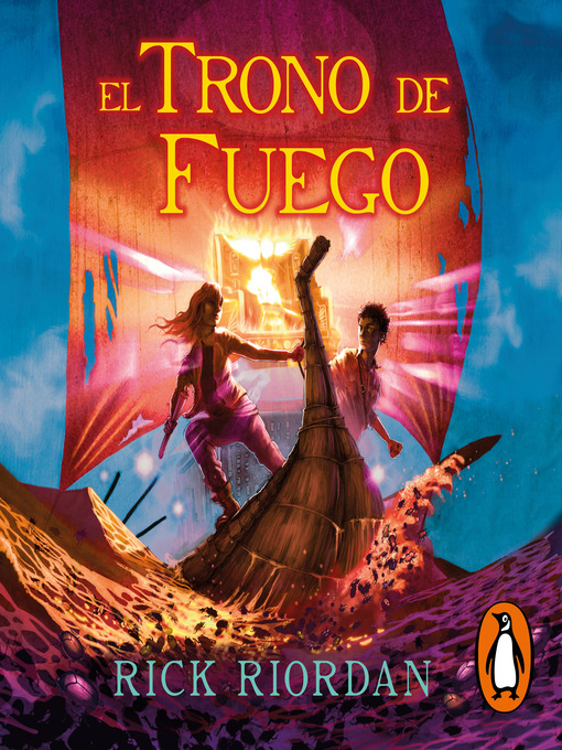 Cover image for El trono de fuego